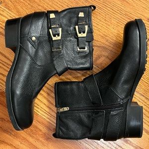 Marc Fisher Moto Booties, Black